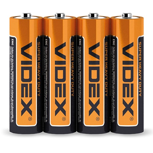 Батарейки щелочные пальчиковые Videx AA (LR6), 4 шт