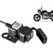 Зарядний пристрій для телефону на кермо мотоцикла OEM MC-01, 2-ма USB портами, 9V-90V