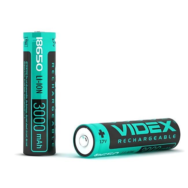 Батарея литий-ионная аккумуляторная 18650 Li-Ion на 3000 mAh Videx | с защитой