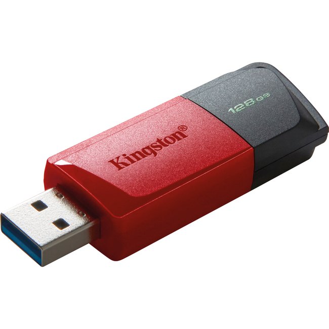 Флеш-накопитель USB 3.2 Kingston DataTraveler Exodia M на 128GB, 5 Гбит/с, Red