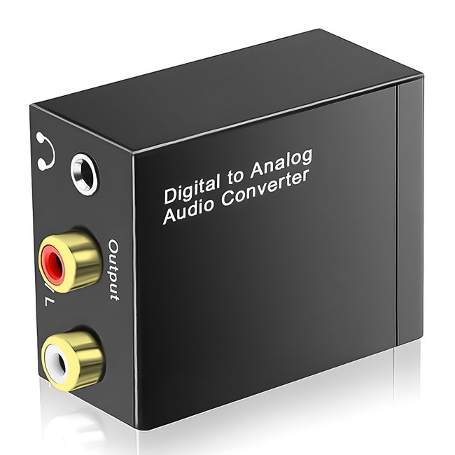 Конвертер звукового сигнала из цифрового в аналоговый Digital Lion​​​​ DAC03, ЦАП: Toslink + Коаксиал на RCA + 3.5 мм