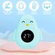 Пінгвін, дитячий термометр для вимірювання температури води в ванній Digital Lion BT03, блакитний