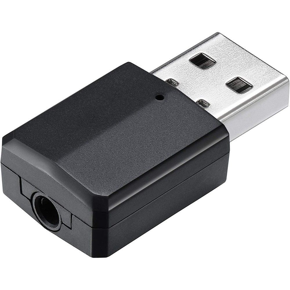 USB Bluetooth 5.1 адаптер аудіо приймач звуку Addap UBA01, AUX, з мікрофоном