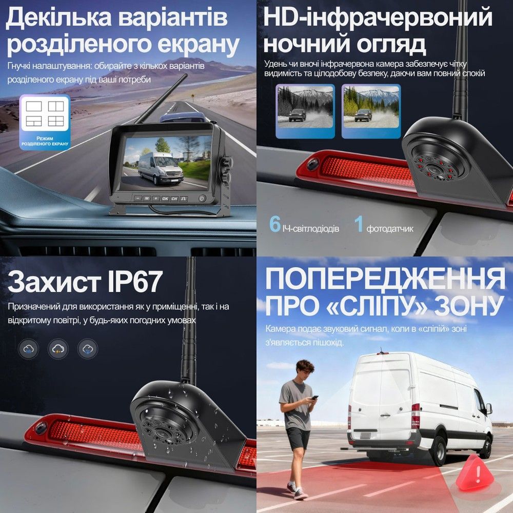 Паркувальна система Podofo A-4499 для Mercedes Sprinter 2006-2019