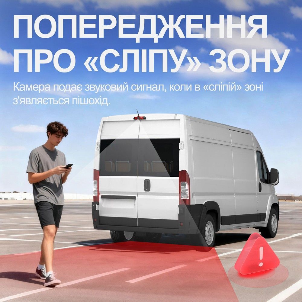 Паркувальна система Podofo A4-500 для FIAT Ducato, Peugeot Boxer, Citroen Jumper 2006-2017