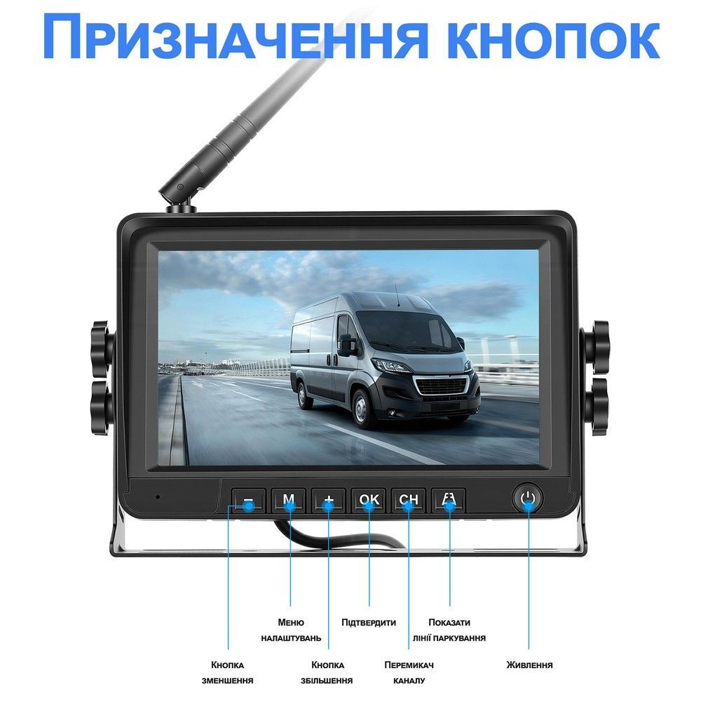Паркувальна система Podofo A4-500 для FIAT Ducato, Peugeot Boxer, Citroen Jumper 2006-2017
