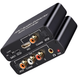 HDMI ARC аудио экстрактор Addap HAE03 192kHz, конвертер звука из цифрового HDMI ARC/Optical/Coaxial на аналоговый RCA, AUX 3.5 мм, 192kHz