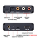 HDMI ARC аудио экстрактор Addap HAE04, конвертер звука с HDMI на RCA/AUX 3.5 мм/Toslink (SPDIF)/Coaxial, для ТВ, саундбаров и усилителей