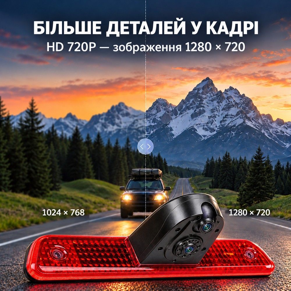 Камера заднего вида Podofo A4603 для Citro&euml;n Jumpy, Peugeot Expert, Toyota Proace 2007-2016