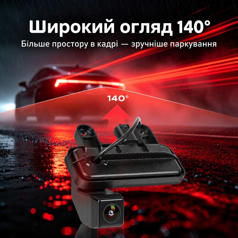 Камера заднего вида в ручке багажника Podofo A4755 для Mercedes-Benz E-Class 2010-2016
