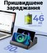 Зарядна док-станція на 6 портів з бездротовою панеллю OEM MCS-F6 | мультизарядний пристрій з підтримкою швидкої зарядки, Чорна