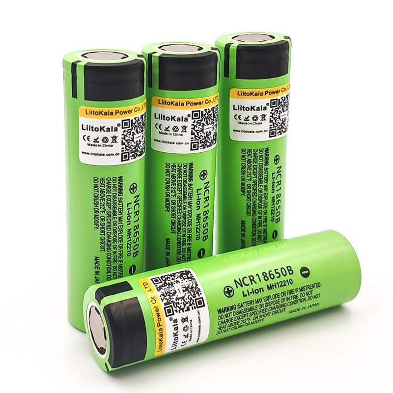 Акумулятор Li-Ion 18650 на 3400 mAh LiitoKala NCR18650B | без захисту