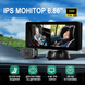 Автомобільна Baby Car Camera - відеоняня Podofo A-4215 для нагляду за дитиною в машині, монітор з 2-ма камерами для малюків
