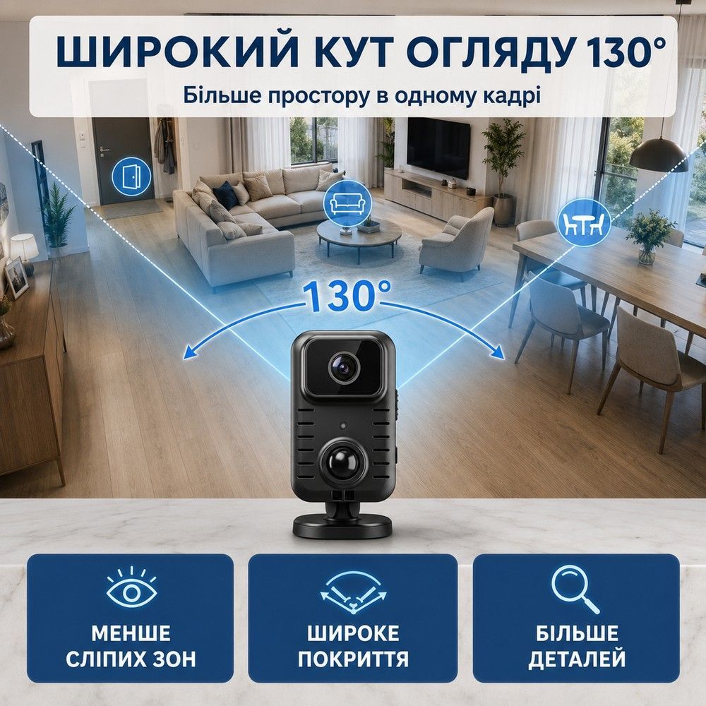 WiFi міні камера відеоспостереження з датчиком руху Digital Lion MD23