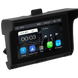 5" дюймовий мультимедійний монітор для мотоцикла Podofo A-3502 з Bluetooth, Wi-Fi, Apple CarPlay / Android Auto, GPS, чорний