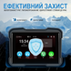 5" дюймовий мультимедійний монітор для мотоцикла Podofo A-3910 | Плеєр для мотоцикла з Apple CarPlay/Android Auto, Bluetooth, black