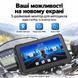 Монітор для мотоцикла 5" Podofo A4491 з бездротовим Apple CarPlay, Android Auto, Bluetooth, Wi-Fi, TPMS та IP67