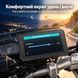 Монітор для мотоцикла 5" Podofo A4491 з бездротовим Apple CarPlay, Android Auto, Bluetooth, Wi-Fi, TPMS та IP67