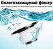 Портативный ручной автомобильный пылесос на аккумуляторе Podofo W-7416, с 4 насадками, для сухой и влажной уборки.