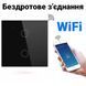 Двухканальный сенсорный WiFi выключатель с управлением через смартфон Digital Lion WS02, поддержка Tuya, с нулем, Black