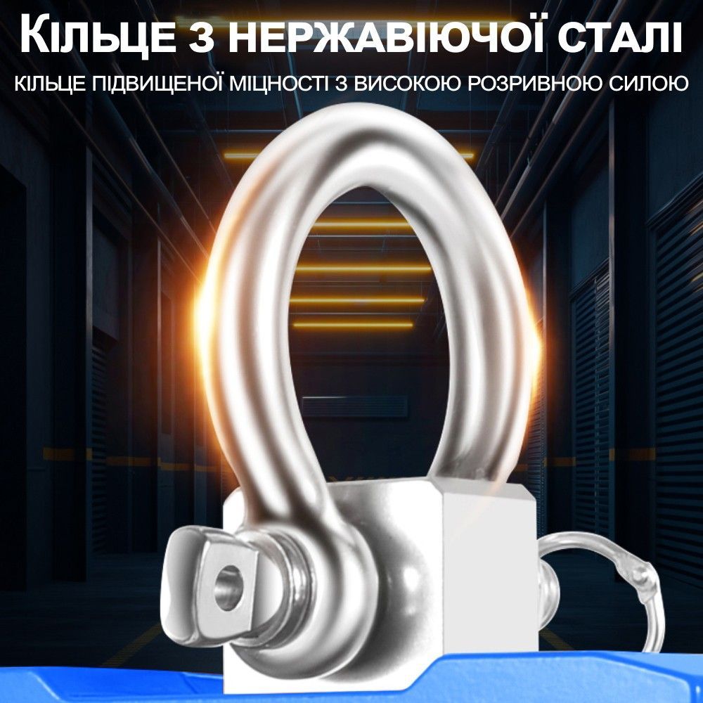 Электронные подвесные крановые весы до 500 кг Digital Lion OCST-1 с крюком для подвешивания, синие