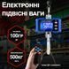 Электронные подвесные крановые весы до 500 кг Digital Lion OCST-1 с крюком для подвешивания, синие