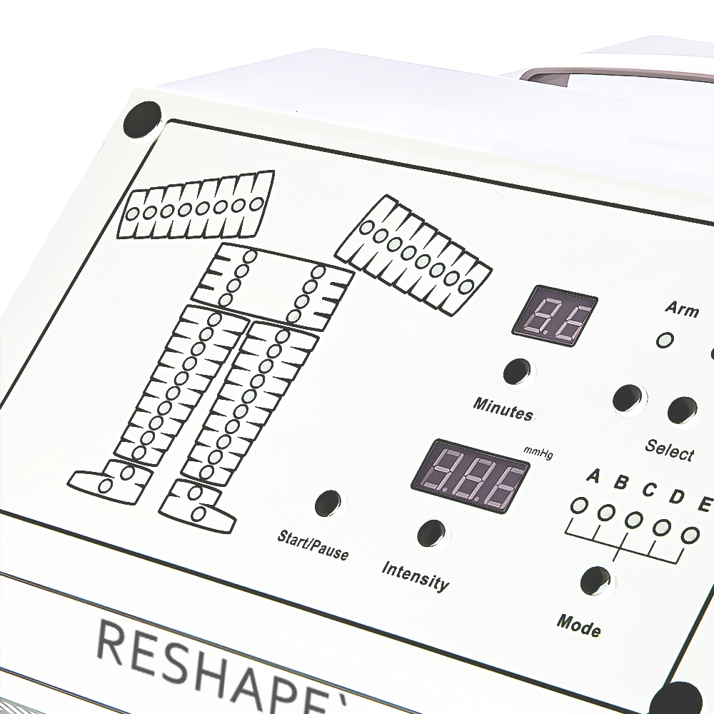 Профессиональный аппарат для лимфодренажной прессотерапии Reshape B8320T, White