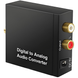 Конвертер звукового сигналу з цифрового у аналоговий Digital Lion​​​​ DAC03(2), ЦАП: Toslink + Коаксіал на RCA