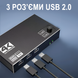 KVM-свич на 2 компьютера Addap KVMS01 | 2 портовый KVM переключатель, USB, HDMI, 4K, 60Гц