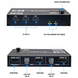 KVM-свич на 2 компьютера Addap KVMS01 | 2 портовый KVM переключатель, USB, HDMI, 4K, 60Гц