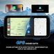Монитор для мотоцикла с Apple CarPlay и Android Auto Podofo A-3660 с двумя камерами, видеорегистратором, GPS, Bluetooth, Wi-Fi, черный
