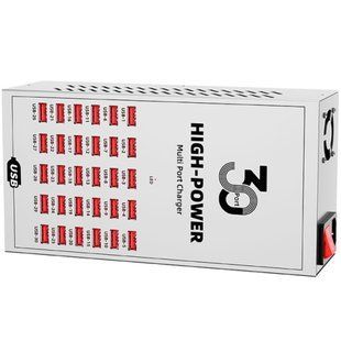 Професійна зарядна станція 200W на 30 USB-портів Addap WLXT2-C, багатопортовий зарядний пристрій для смартфонів і планшетів