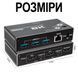 KVM-свіч на 2 комп'ютери Addap KVMS03 | 2 портовий KVM перемикач, USB, HDMI, 8K 30Hz / 4K 120Hz