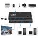 2-х портовий KVM-свіч Addap KVMS02 | KVM перемикач для двох компютерів, USB, HDMI, 4K, 60Гц